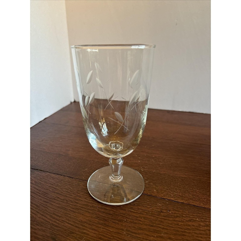 VTG Libbey Priscilla Wine Water Goblets Iced Tea Glasses Mid-Century Replacement